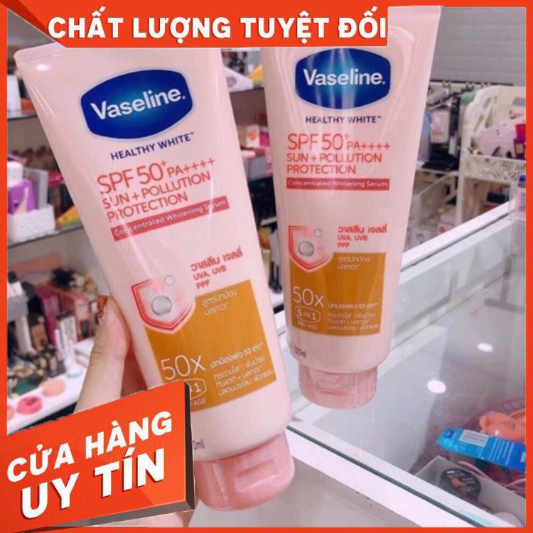 Flashsale (Chuẩn auth) Sữa Dưỡng Thể Vaseline Perfect Serum 50X-10X Tuýp 320ml (inbox giá sỉ tốt)