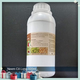[Chất Mém Ngất-Giá Sập Sàn] 500ml Dầu Neem Cô Long diệt bọ trĩ, rệp vảy, nhện đỏ, trắng ở hoa hồng, lan, rau, củ, quả