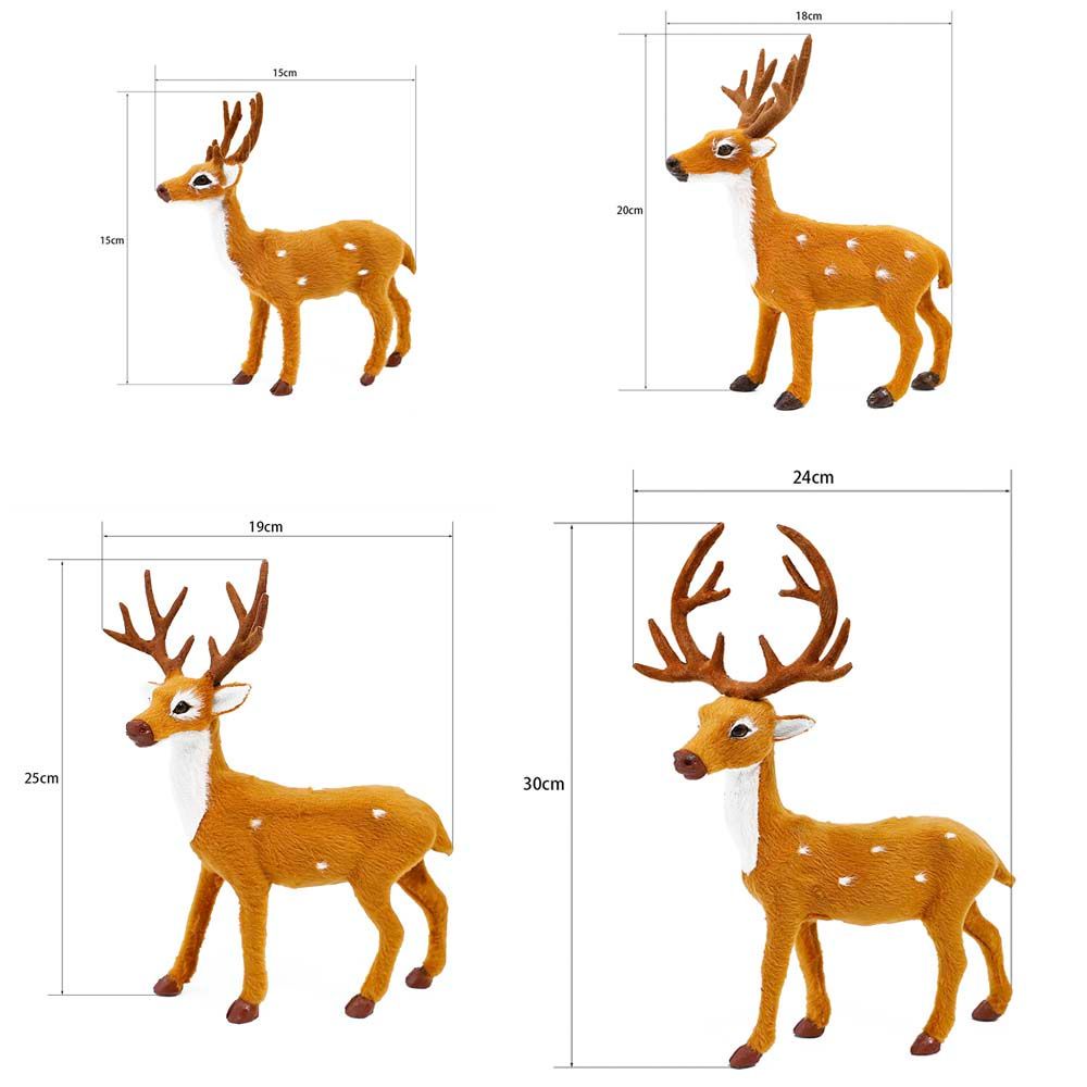 Đồ trang trí tuần lộc mini dễ thương trang trí giáng sinh sáng tạo