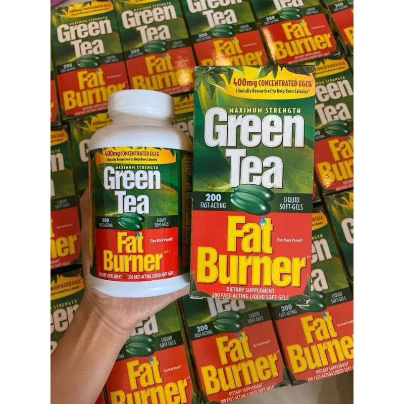 Dùng thử 5 ngày- 20 viên giảm cân Green Tea Fat Burner Mỹ