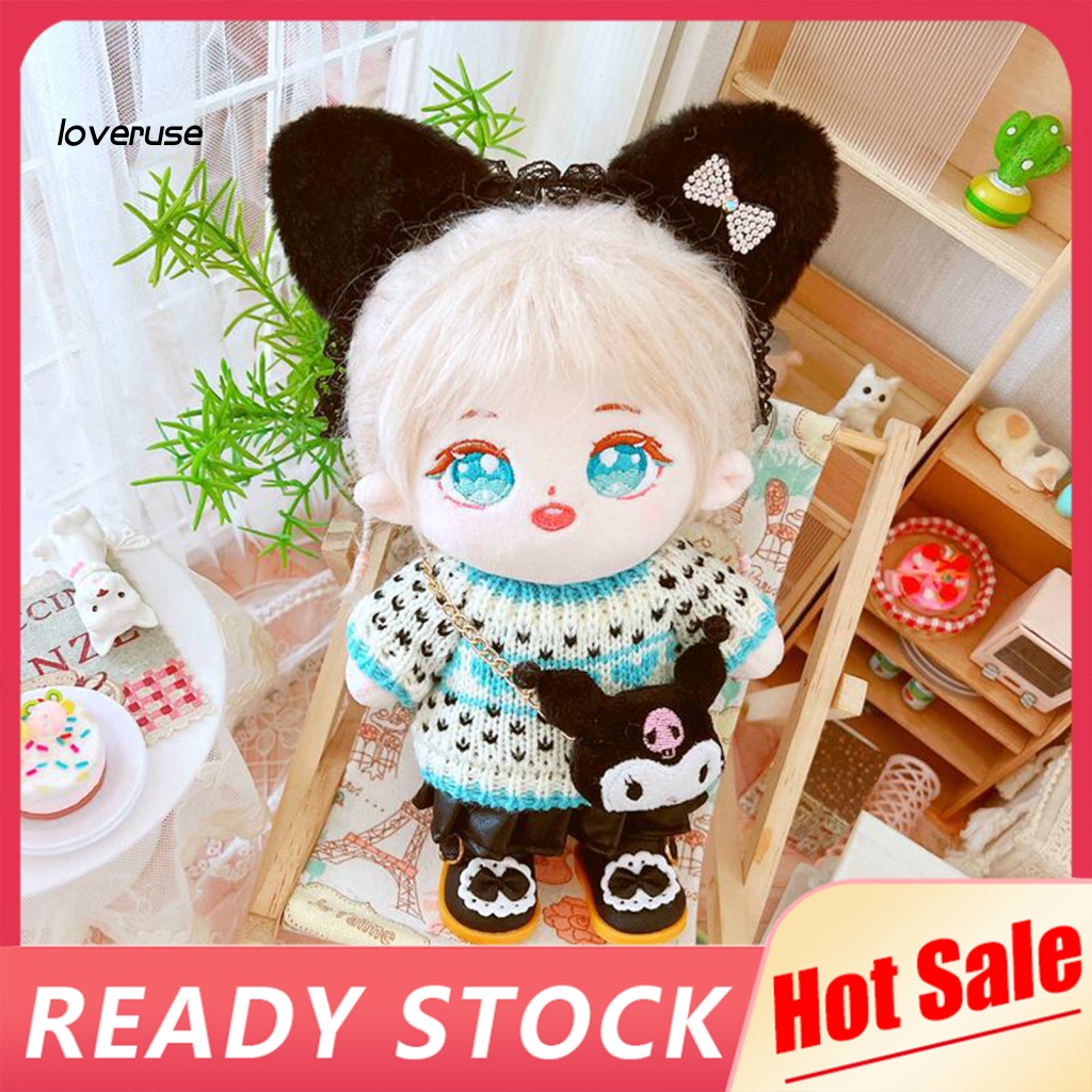 Búp Bê Thần Tượng Mini 20cm Bằng Vải Cotton Dệt Kim Kích Thước 20cm Trang Phục Cho Bé Gái