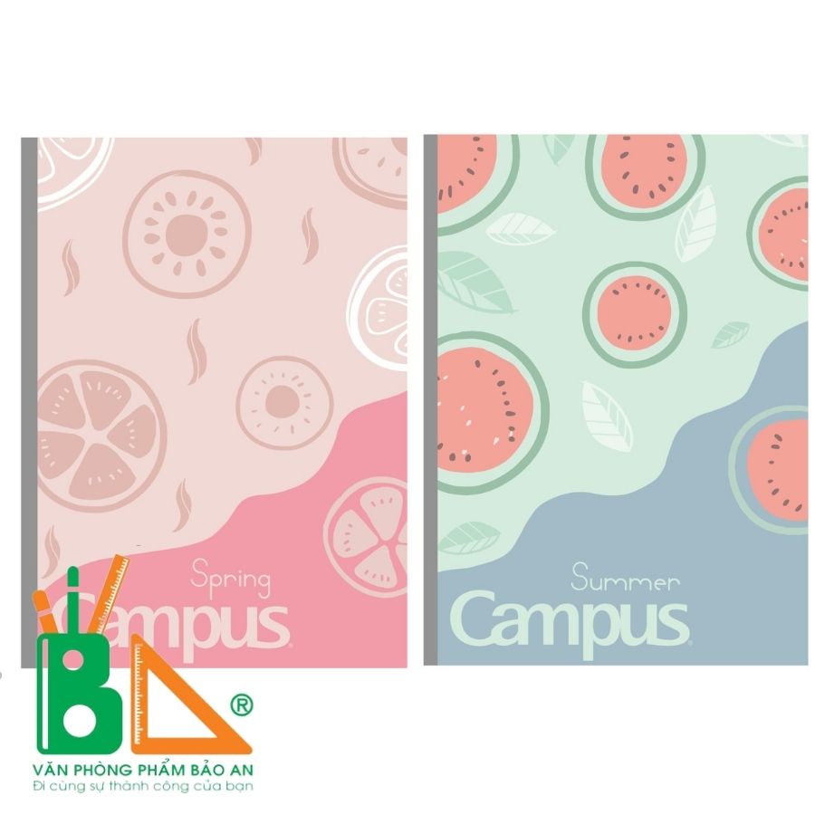 Vở Campus Four Seasons 2 /  80trang / kẻ ngang, hình ảnh ngộ nghĩnh