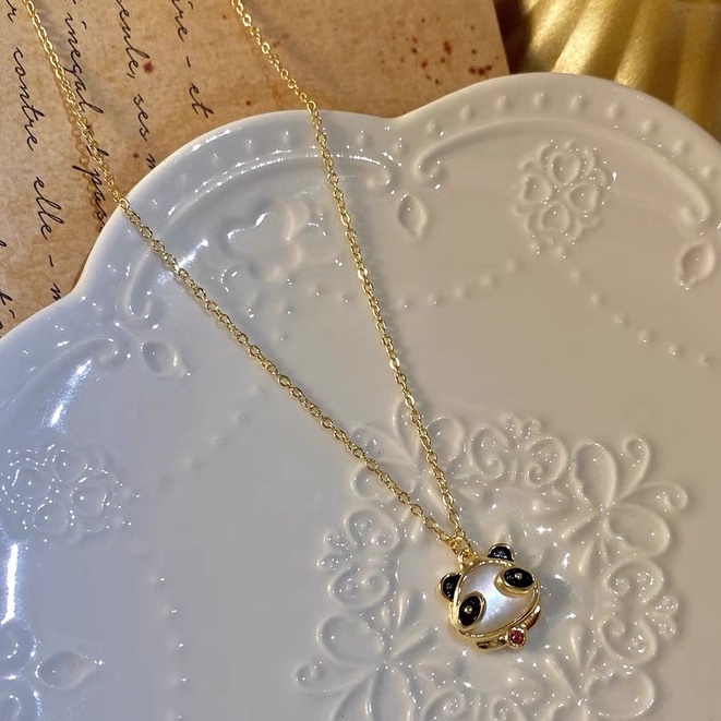 Dây chuyền bạc 925 mặt hình gấu trúc xinh xắn dáng yêu Bemery Accessoríes