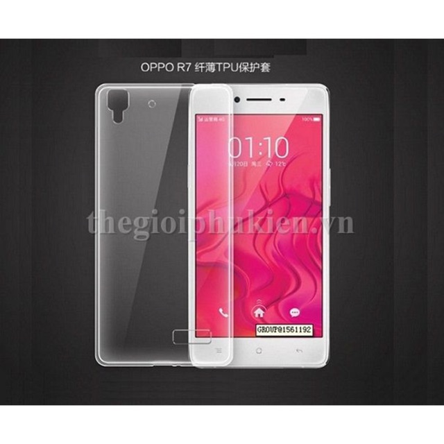 Bộ 2 ốp dẻo silicon cao cấp Oppo R7