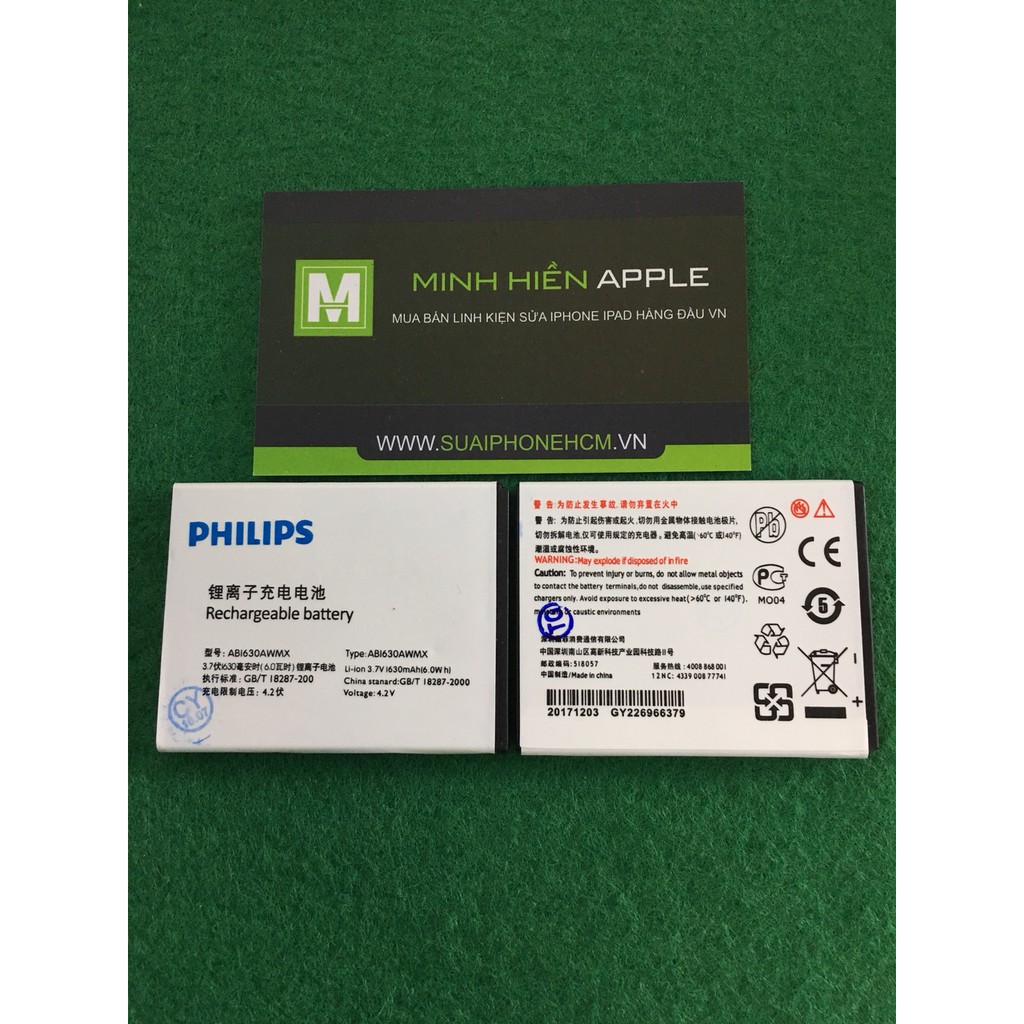 Pin Philips S307(AB1630DWMC) zin bảo hành 6 tháng