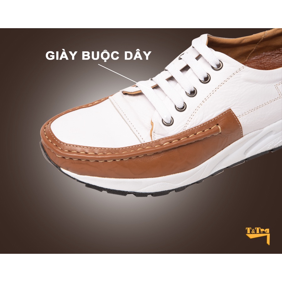 [ 6CM ] Giày Độn Nam T&amp;Tra T27TN