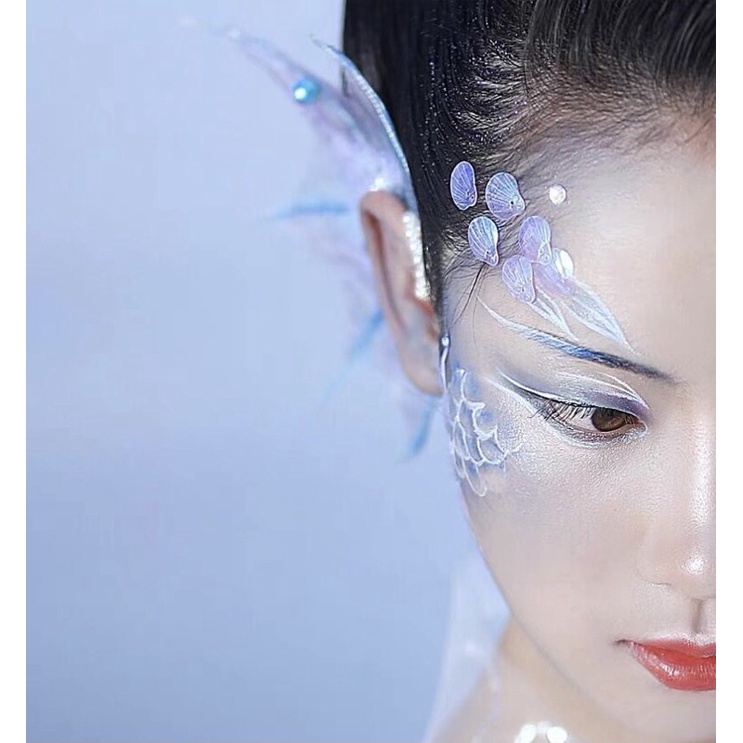 Vảy cá chu sa hologram dùng cho makeup cổ trang  cosplay làm concept chụp ảnh phong cách