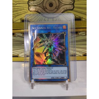 [ Dưa Hấu Yugioh ] Lá bài thẻ bài Sky Striker Ace - Kagari - Premium Gold Rare - Tặng bọc bài nhựa bảo quản