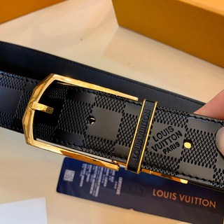 Thắt Lưng Nam Da Đẳng Cấp LV Khoá Đảo Ngược Khắc Chữ - LV03