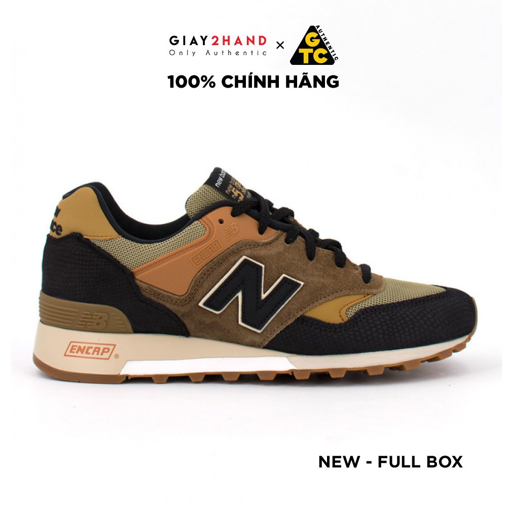 Giày Sneaker Thể Thao NEW BALANCE M 577 COB MADE IN UK TAN/BLACK - M577COB - NEW 100% FULLBOX