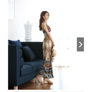 Đầm Maxi Thun Lụa Mềm Mại (Free Size)