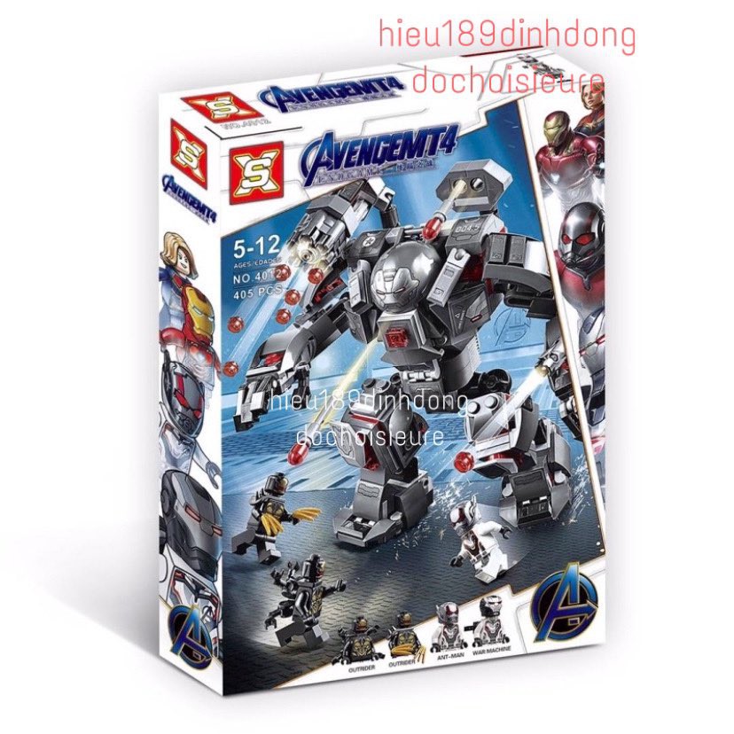 Lắp ráp xếp hình War Machine Buster Người sắt ironman DLP2004