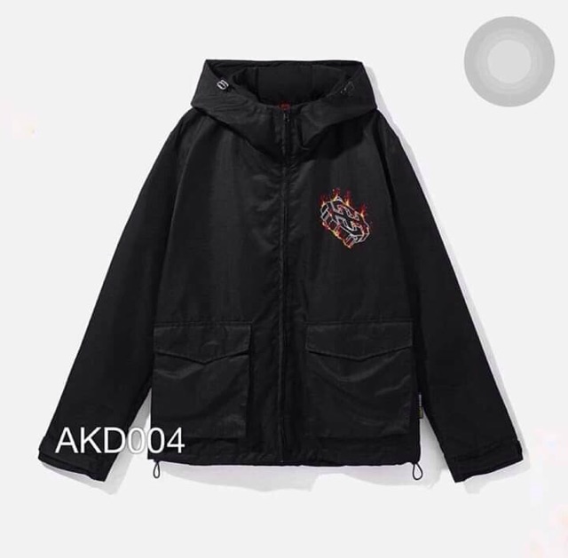 Áo khoác dù nam nữ chữ thập lửa in màu có size lớn kèm ảnh thật | BigBuy360 - bigbuy360.vn