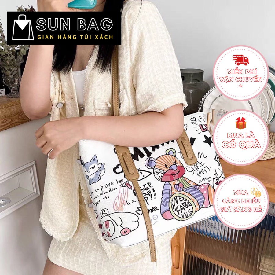 Túi tote nữ, túi xách công sở đi chơi, đi làm, da cao cấp size 32cm SB165