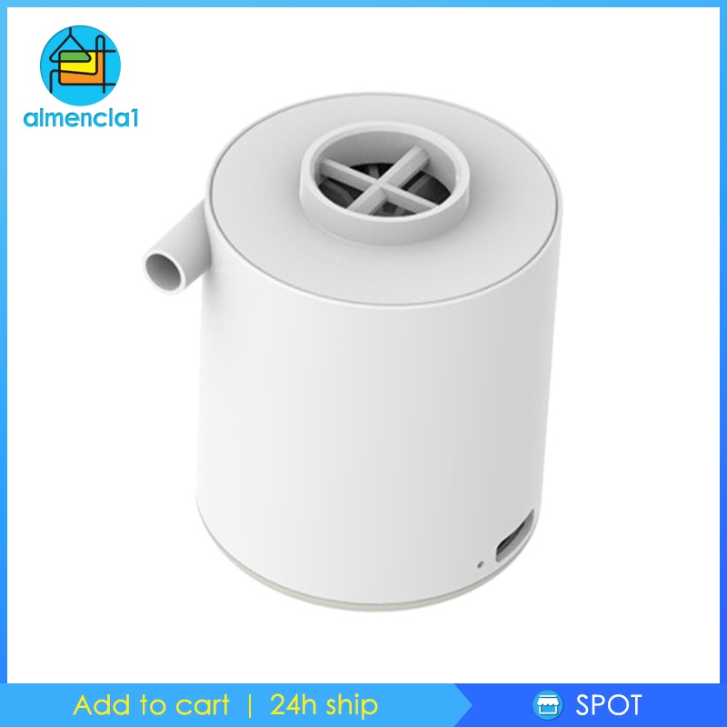 [ALMENCLA1] Mini Air Pump USB Rechargeable Quick-Fill Tiny Pump for Floats Swimming Ring