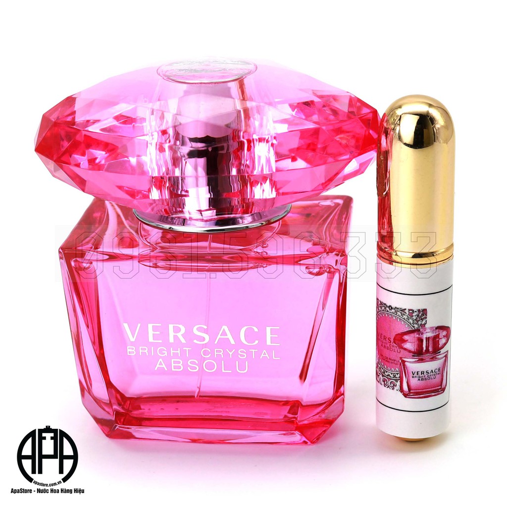 Nước Hoa Nữ Vᴇʀsᴀᴄᴇ Bright Crystal Absolut EDP Chai 10ml, Hương Thơm Nữ Tính Và Gợi Cảm | Thế Giới Skin Care