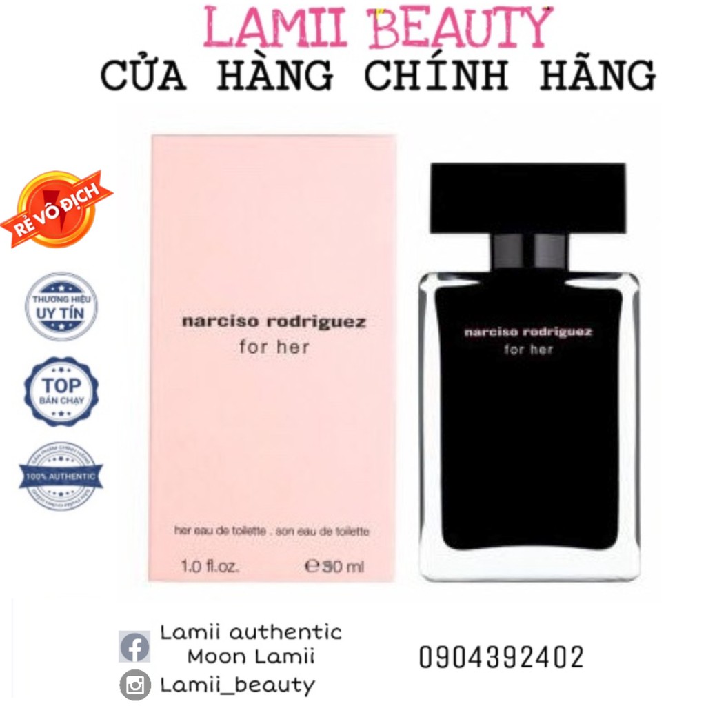 NƯỚC HOA NARCISO RODRIGUEZ FOR HER ĐEN 30ml