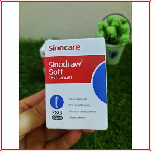 KIM CHÍCH TIỂU ĐƯỜNG 4 CẠNH SINOCARE SINODRAW HỘP 50 CHIẾC TƯƠNG THÍCH VỚI MỌI DÒNG MÁY