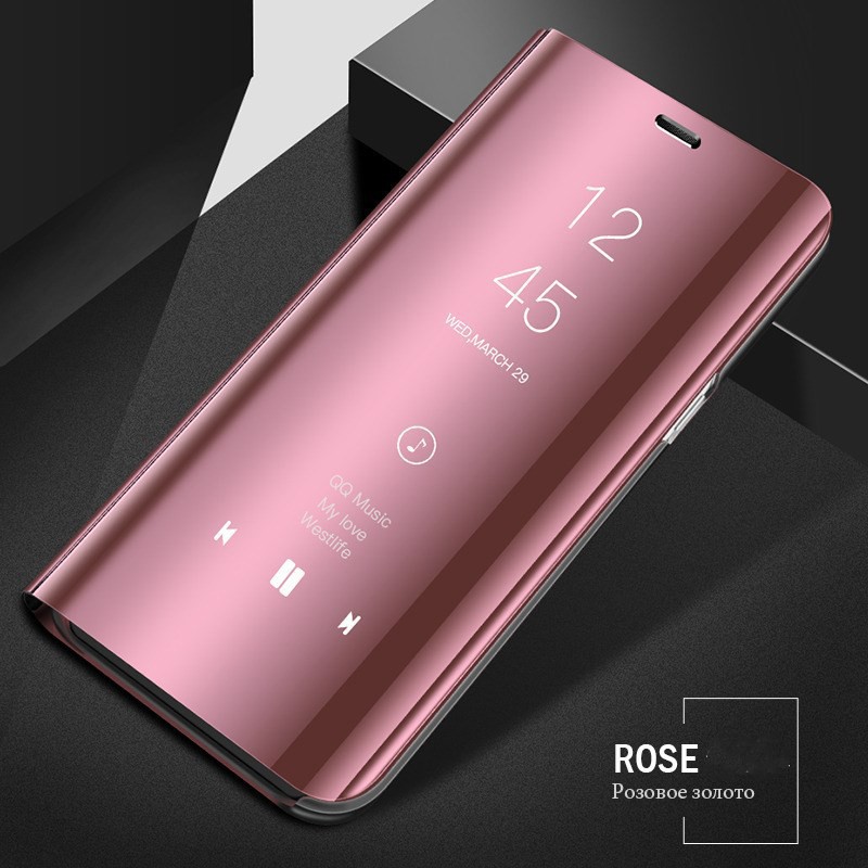 Bao da điện thoại tráng gương bảo vệ màn hình thông minh cho Samsung J3 J5 J7 Pro | BigBuy360 - bigbuy360.vn