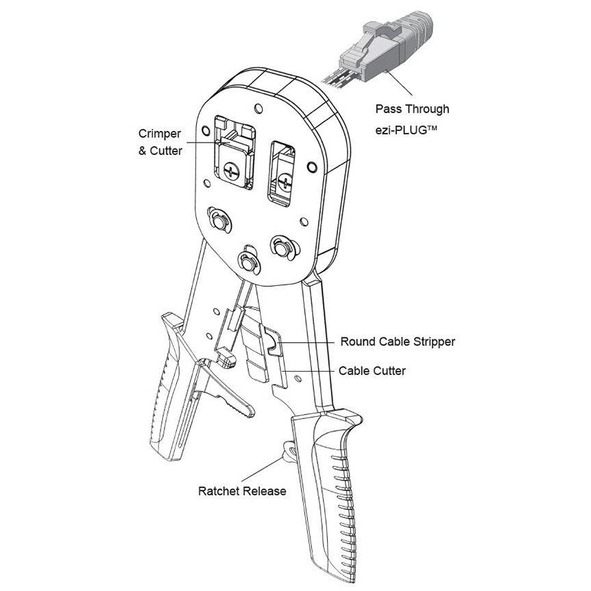 Kiềm Bấm Mạng Xuyên Thấu DINTEK ezi-PLUG (6102-01021)