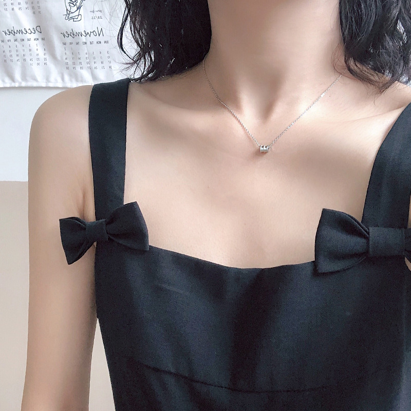 Ahellogirl Dây Chuyền Mạ Vàng Sang Trọng Cho Nữ