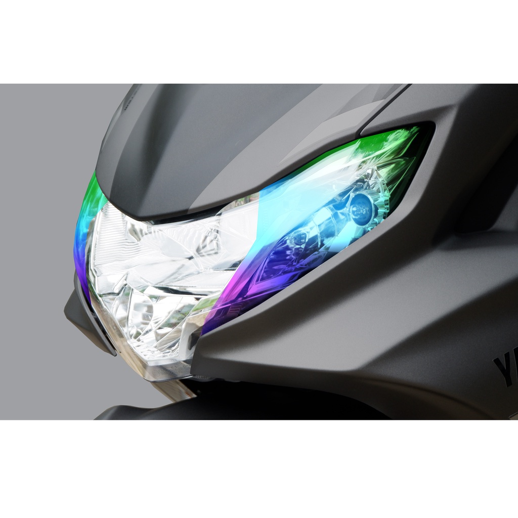Decal bảo vệ XI NHAN xe YAMAHA FREEGO chuyển màu xanh cánh cam