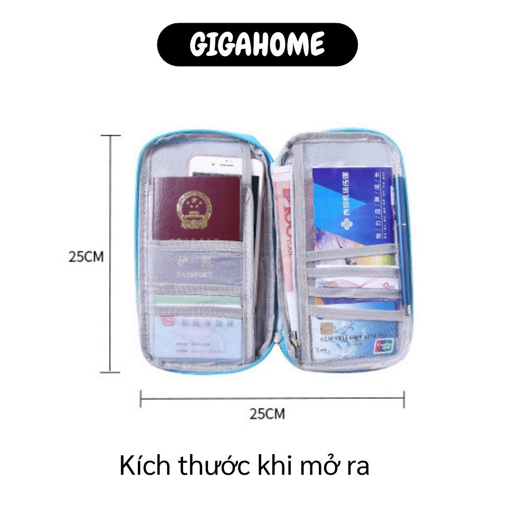 Ví Đựng Hộ Chiếu GIGAHOME Túi Đựng passport Và Giấy Tờ Khác Khi Đi Du Lịch Nhỏ Gọn Tiện Lợi  3385