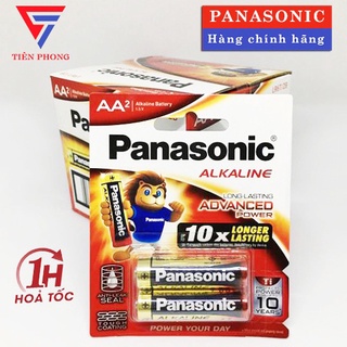 Pin AA Panasonic tiểu alkaline 1.5V vỉ 2 viên LR06T/2B chính hãng
