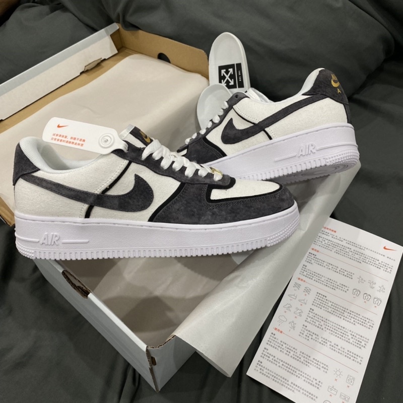 GIÀY AIR AF1 XÁM TRẮNG DA LỘN LAI AU [ FULL BOX + FREE SHIP ] | BigBuy360 - bigbuy360.vn