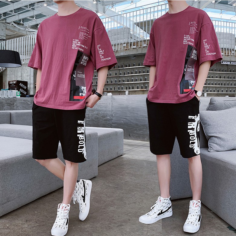 Bộ Quần Áo Thun Nam Thể Thao Ngắn Tay Kết Hợp Quần Short TRIBOLD SET NAM 90000105 | BigBuy360 - bigbuy360.vn