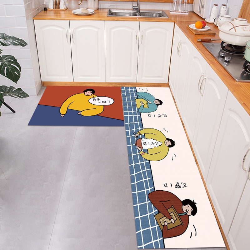 Thảm Lót Sàn Nhà Nhà Bếp/Phòng Tắm/Phòng Ngủ Thấm Hút Nước Chống Trượt