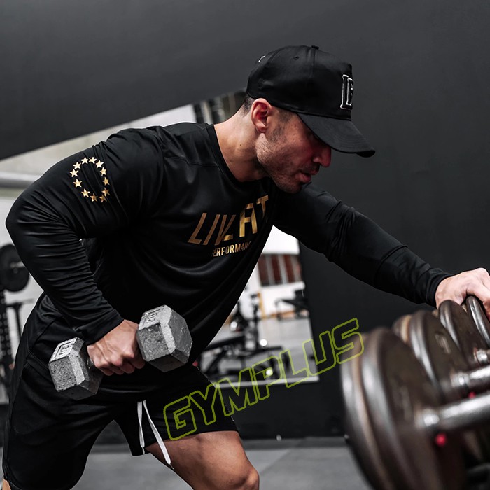 Áo dài tay gym nam Livefit Gold | BigBuy360 - bigbuy360.vn