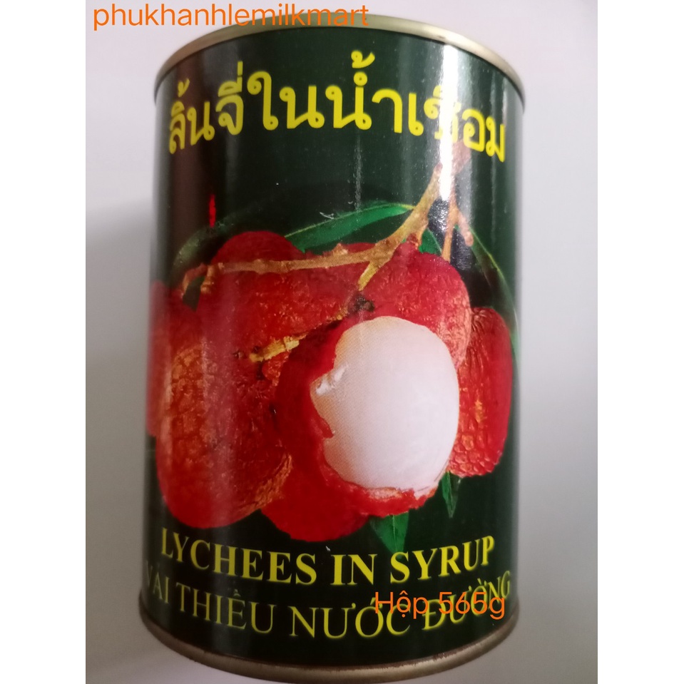 Vải thiều ngâm đường hộp 565g