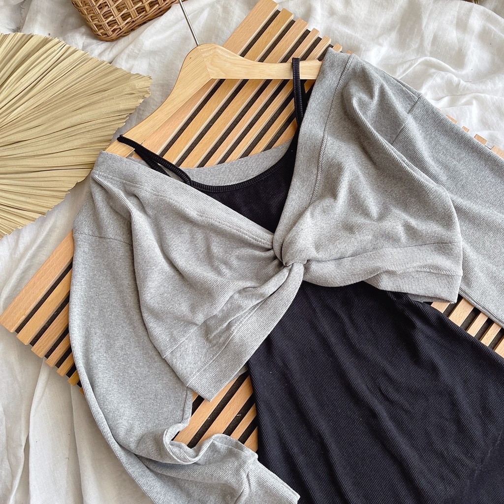 ĐẦM 2 DÂY CÓ ÁO KHOÁC NGOÀI DÀNH CHO NỮ BIGSIZE 55-90kg