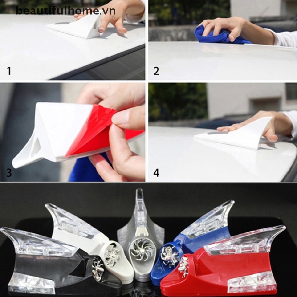 Đèn Led Cảnh Báo Hình Vây Cá Mập Chống Va Chạm Tiện Dụng