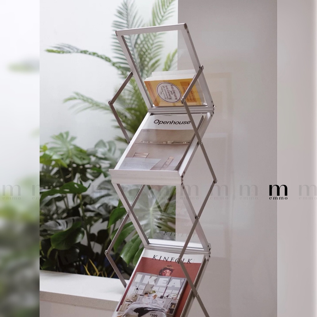 KỆ ĐỂ SÁCH, TẠP CHÍ, KỆ ZIZAC TRANG TRÍ DECOR EMMO - ZERO