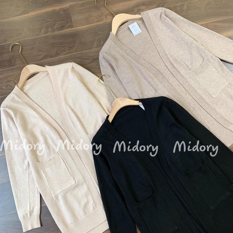 Áo len cardigan 3 màu