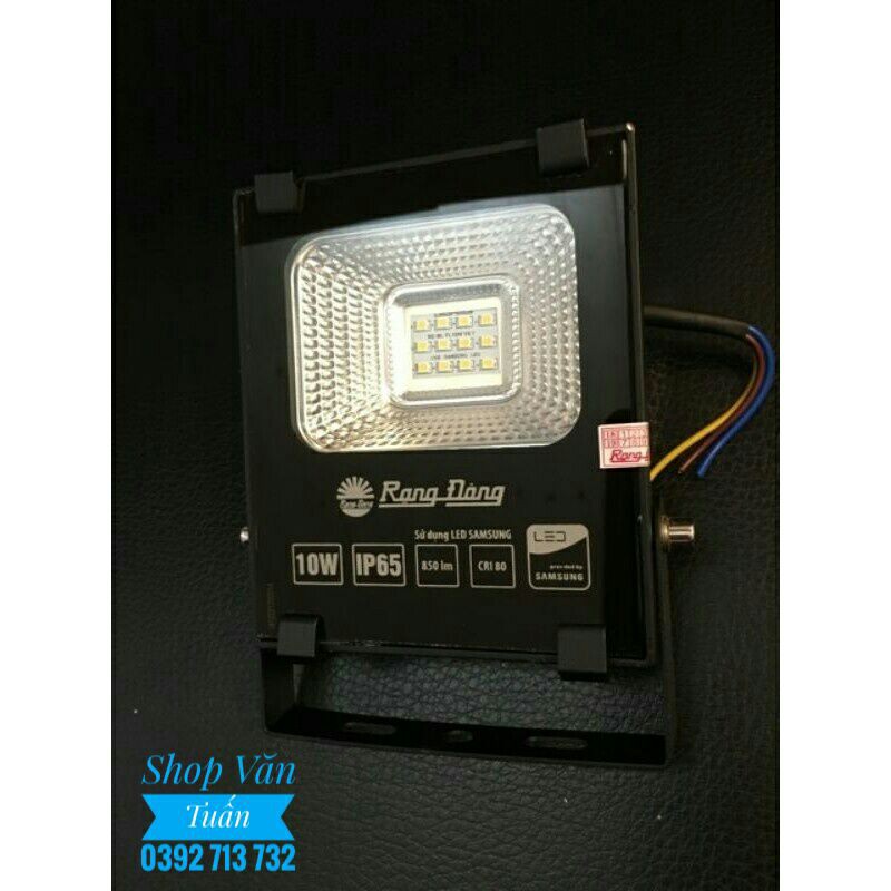 Đèn Pha LED 10W RẠNG ĐÔNG IP65,Chống Bụi, Chống Nước. CHÍNH HÃNG