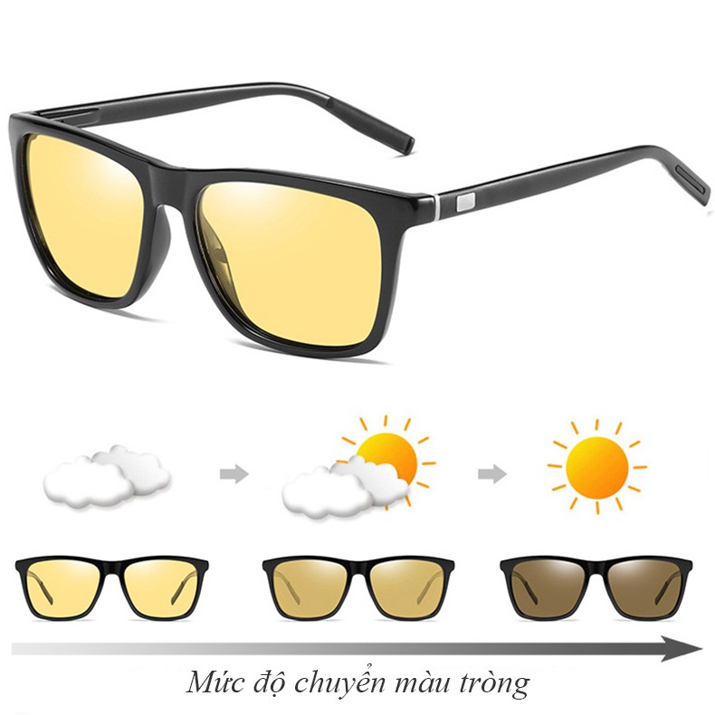 Mắt kính đổi màu đi ngày và đêm A387 - NVfashion | BigBuy360 - bigbuy360.vn