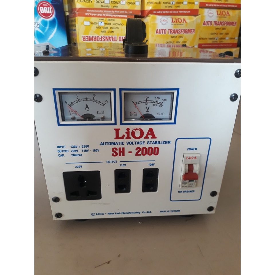 LIOA 2KW DẢI 150-250V HÀNG MỚI BÀY MẪU