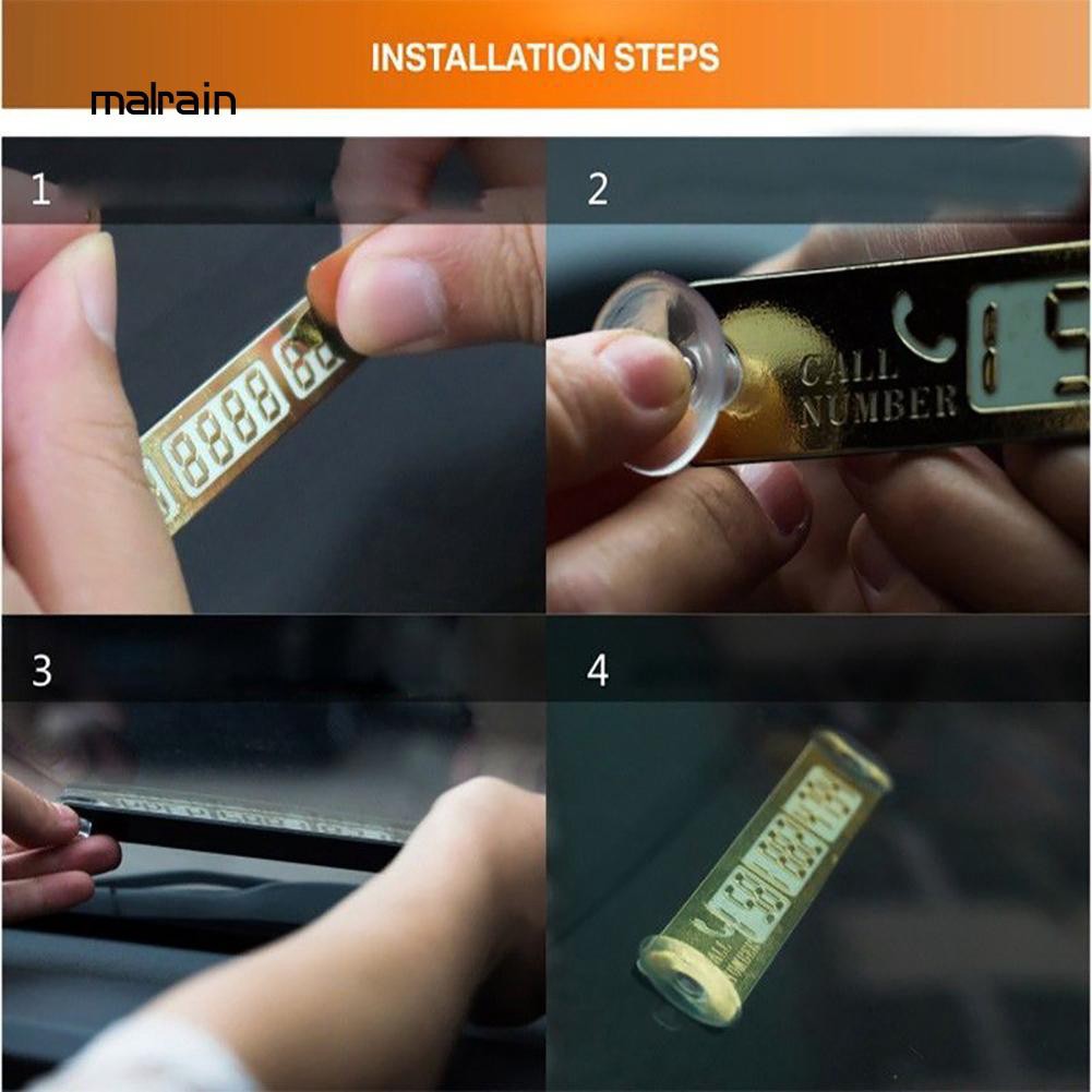 Biển ghi số màu phát quang cho ô tô khi đậu xe