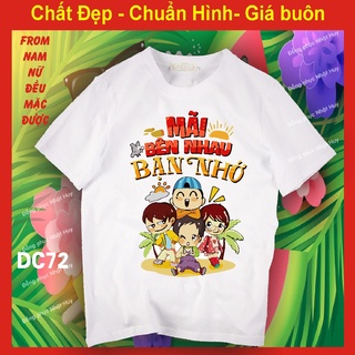 (đủ size - mịn.xịn.thơm - bao đổi trả) áo nhóm du lịch DC72,bao đổi trả,,xách ba lô lên và đi,we are one,mãi bên nhau bạ