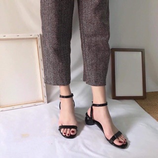 Giày cao gót 4 phân dây quấn 2019
