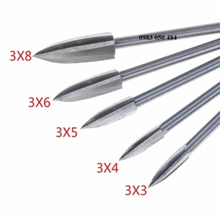 Mũi khoan tia khắc gỗ đa năng cán 3mm