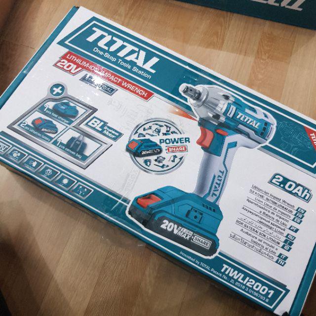 MÁY SIẾT BU LÔNG DÙNG PIN 20V  TOTAL TIWLI2001 - HÀNG CHÍNH HÃNG