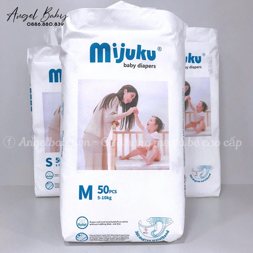 Tã Dán Mijuku Xuất Nhật Size S50/M50/L50