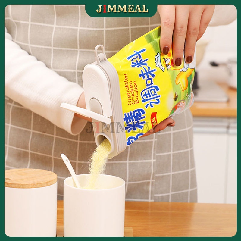 Nắp Kẹp Miệng Túi Bảo Quản Thực Phẩm, Kẹp Miệng Túi, Kẹp Niêm Phong Có Nắp Mở Rót  Đa Năng