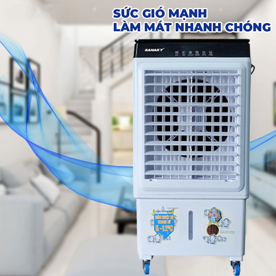 Quạt điều hòa Máy Làm Mát Bằng Hơi Nước SANAKY VH-5500AR bảo hành 24 tháng  toàn quốc giá cạnh tranh