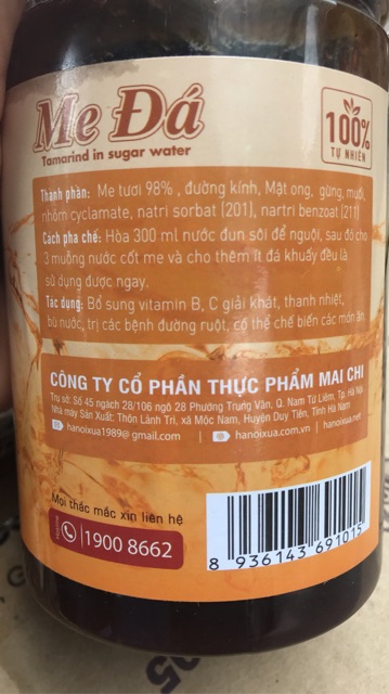 Me đá Hà Nội Xưa hộp 700g