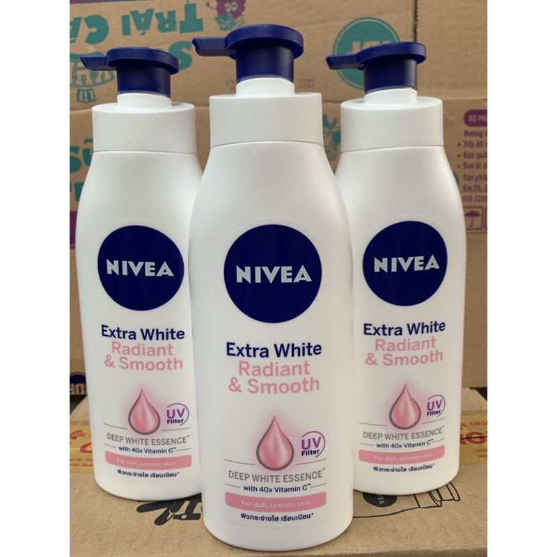 Sữa dưỡng thể dưỡng da trắng mịn Nivea 400ml (Mầu Hồng)